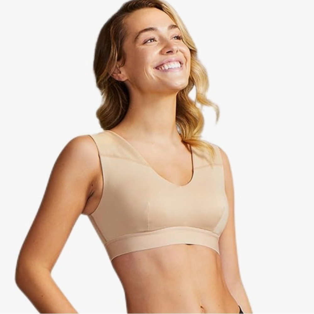 Seamless Wireless Comfort Bra in Nude